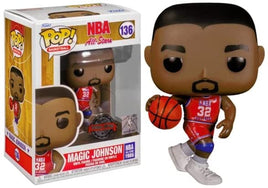 Pop Sports NBA Basketball 3.75 Inch Static Figure Exclusive - Magic Johnson #136