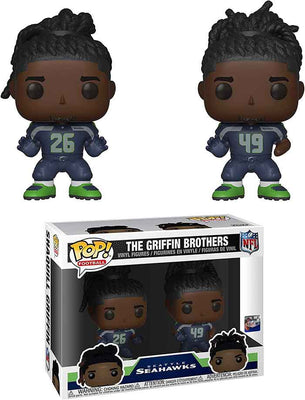 Pop Sports NFL Football 3.75 Inch Action Figure 2-Pack - The Griffin Brothers