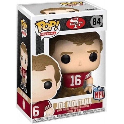 Pop Sports NFL Football 3.75 Inch Action Figure - Joe Montana #84