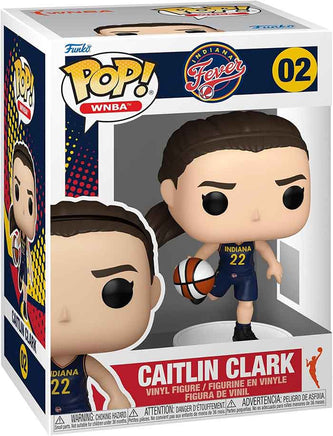 Pop Sports WNBA Basketball 3.75 Inch Action Figure - Caitlin Clark #02 with Pop Protector