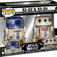 Pop Star Wars 3.75 Inch Action Figure 2-Pack Exclusive - R2-D2 and R5-D4