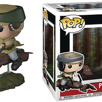 Pop Star Wars 3.75 Inch Action Figure - Princess Leia with Speeder Bike #228
