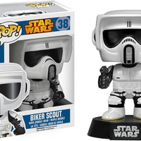 Pop Star Wars 3.75 Inch Action Figure - Biker Scout #38