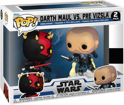 Pop Star Wars Clone Wars 3.75 Inch Action Figure 2-Pack Exclusive - Darth Maul vs Pre Vizsla