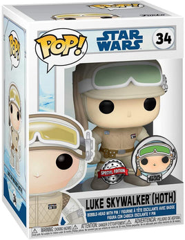 Pop Star Wars 3.75 Inch Static Figure Exclusive - Luke Skywalker Hoth #34