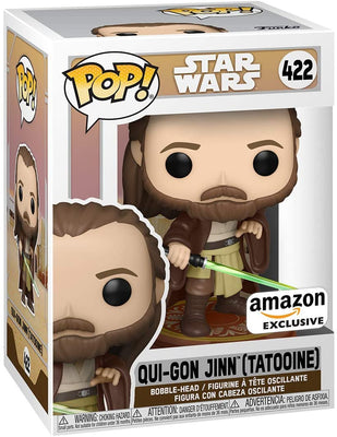 Pop Star Wars 3.75 Inch Action Figure Exclusive - Qui-Gon Jinn Tatooine #422