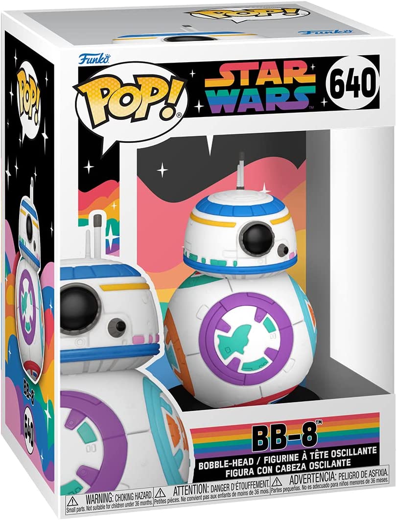 Pop Star Wars 3.75 Inch Action Figure - Pride BB-8 #640