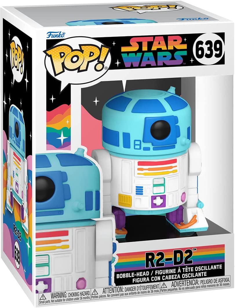 Pop Star Wars 3.75 Inch Action Figure - Pride R2-D2 #639