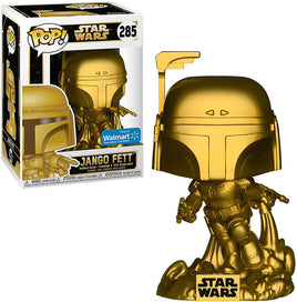 Pop Star Wars 3.75 Inch Action Figure Star Wars - Jango Fett Gold #285 Exclusive