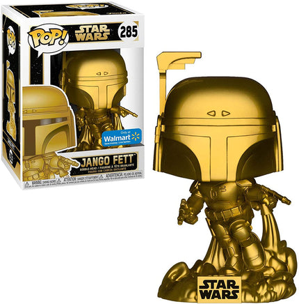Pop Star Wars 3.75 Inch Action Figure Star Wars - Jango Fett Gold #285 Exclusive