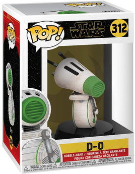 Pop Star Wars 3.75 Inch Action Figure Star Wars Rise Of Skywalker - D-O #312