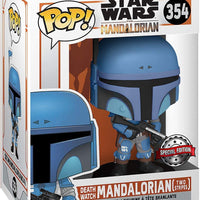 Pop Star Wars 3.75 Inch Action Figure The Mandalorian - Death Watch Mandalorian (Two Stripes) #354
