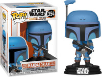 Pop Star Wars 3.75 Inch Action Figure The Mandalorian - Death Watch Mandalorian (Two Stripes) #354