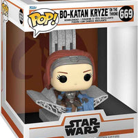 Pop Star Wars The Mandalorian 3.75 Inch Action Figure - Bo-Katan Kryze on The Throne #669