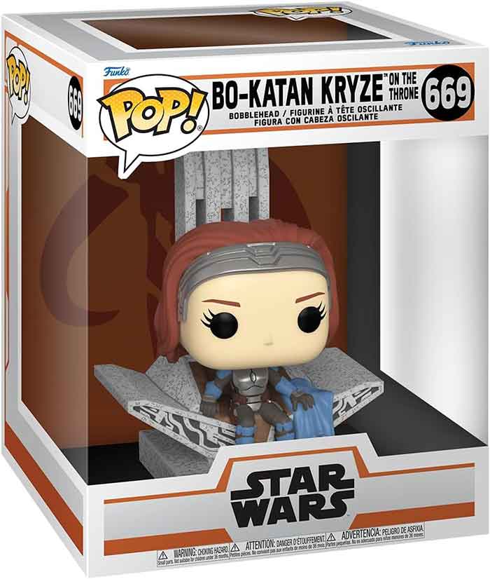 Pop Star Wars The Mandalorian 3.75 Inch Action Figure - Bo-Katan Kryze on The Throne #669