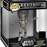 Pop Star Wars The Mandalorian 6 Inch Action Figure Deluxe Exclusive - IG-12 with Grogu #720