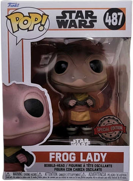 Pop Star Wars The Mandalorian 3.75 Inch Static Figure Exclusive - Frog Lady #487