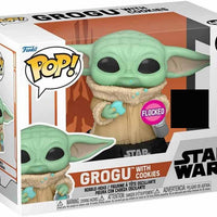 Pop Star Wars The Mandalorian 3.75 Inch Action Figure Exclusive - Grogu with Cookies #465
