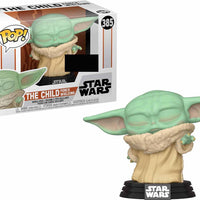Pop Star Wars The Mandalorian 3.75 Inch Action Figure Exclusive - The Child Force Wielding #385