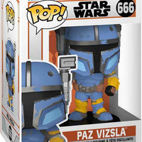 Pop Star Wars The Mandalorian 3.75 Inch Action Figure - Paz Vizsla #666