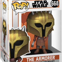 Pop Star Wars The Mandalorian 3.75 Inch Action Figure - The Armorer #668
