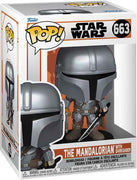 Pop Star Wars The Mandalorian 3.75 Inch Action Figure - The Mandalorian with Darksaber #663