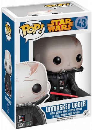 Pop Star Wars 3.75 Inch Static Figure - Unmasked Vader #43