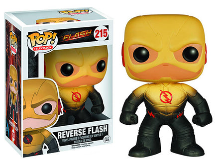 Pop Television 3.75 Inch Action Figure Flash - Reverse Flash #215  (Sub Standard Packaging)