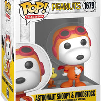 Pop Television Peanuts 3.75 Inch Action Figure - Astronaut Snoopy & Woodstock #1679