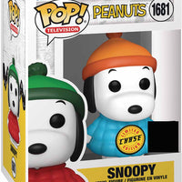 Pop Television Peanuts 3.75 Inch Action Figure Exclusive - Snoopy in Puffer Jacket #1681 Chase