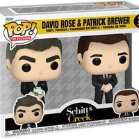 Pop Television Schitt's Creek 3.75 Inch Action Figure 2-Pack - David Rose & Patrick Brewer