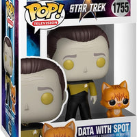 Pop Television Star Trek 3.75 Inch Action Figure - Data with Spot #1755