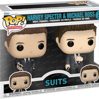Pop Television Suits 3.75 Inch Action Figure 2-Pack - Harvey Specter & Michael Ross