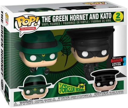Pop Television 3.75 Inch Static Figure The Green Hornet - The Green Hornet And Kato Exclusive