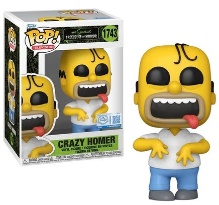 Pop Television The Simpsons 3.75 Inch Action Figure - Crazy Homer #1743
