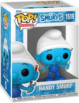 Pop Television The Smurfs 3.75 Inch Action Figure - Handy Smurf #1519