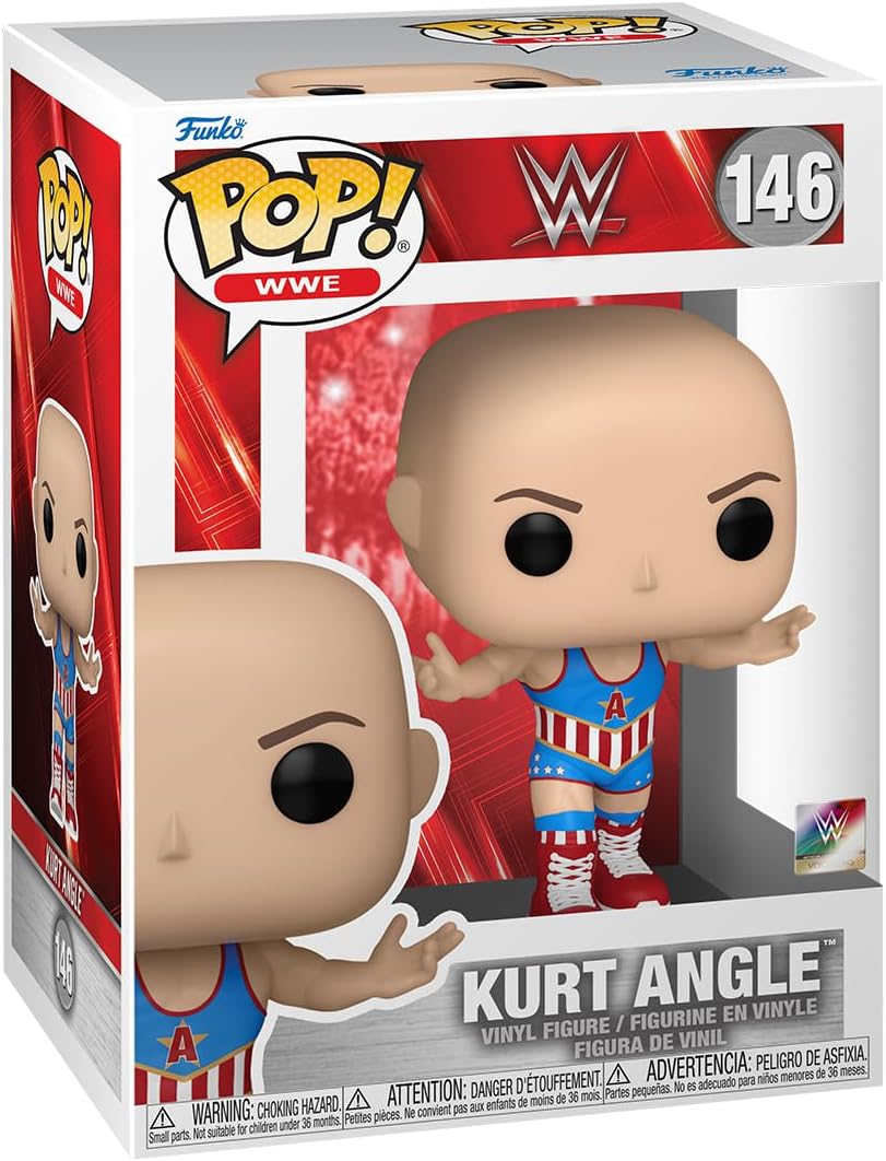 Pop WWE 3.75 Inch Action Figure - Kurt Angle #146