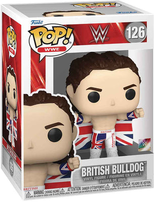 Pop WWE Wrestling 3.75 Inch Action Figure - British Bulldog #126