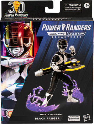 Power Rangers Lightning Collection 6 Inch Action Figure Remastered Wave 2 - Black Ranger