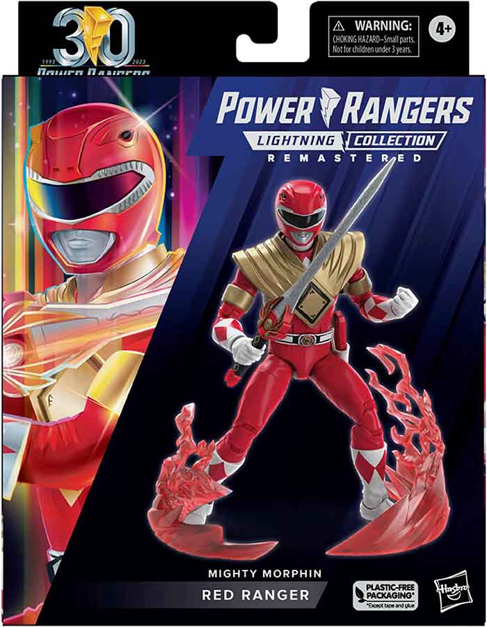 Power Rangers Lightning Collection 6 Inch Action Figure Remastered Wave 3 - Red Ranger