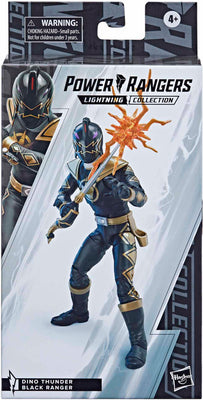 Power Rangers Lightning Collection 6 Inch Action Figure Wave 14 - Dino Thunder Black Ranger