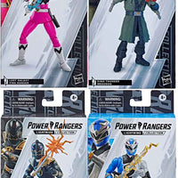 Power Rangers Lightning Collection 6 Inch Action Figure Wave 14 - Set of 4 (Mesogog-Fury Blue-Lost Pink-Dino Black)