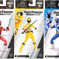 Power Rangers Lightning Collection 6 Inch Action Figure Wave 15 - Set of 3 (Turbo Red - Lightspeed Blue - RPM Yellow)