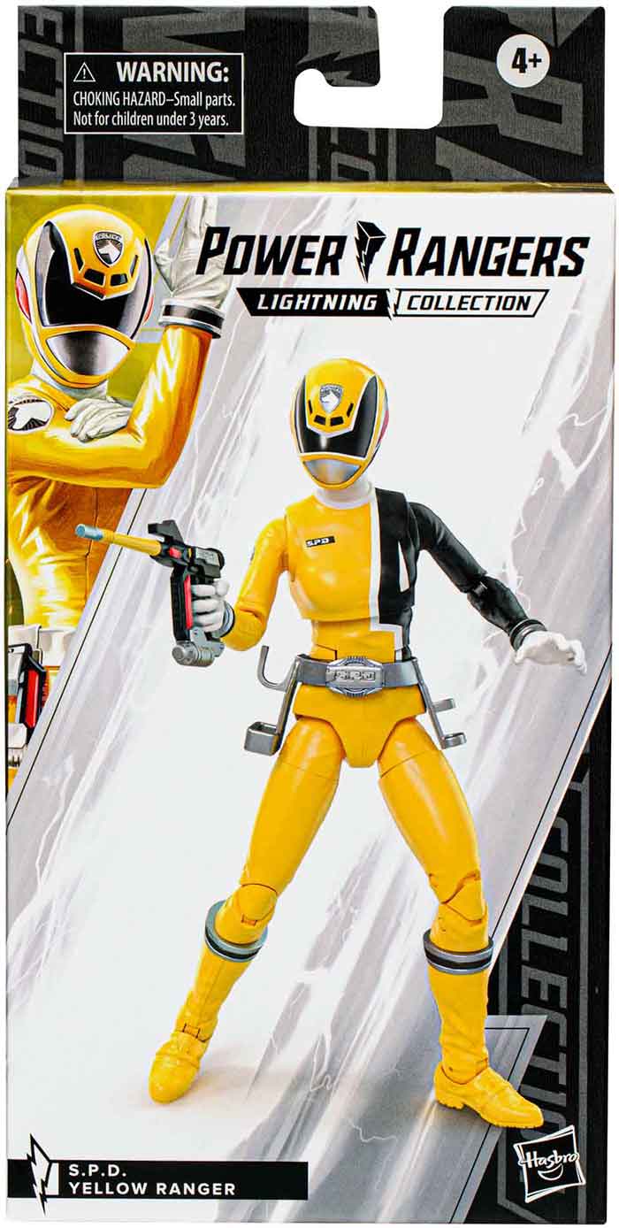 Power Rangers Lightning Collection 6 Inch Action Figure Wave 16 - S.P.D. Yellow Ranger