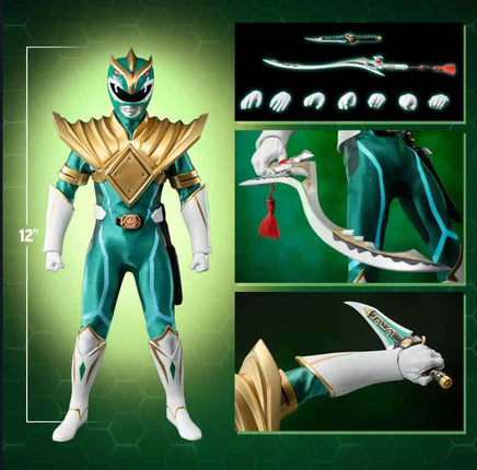 Power Rangers Mighty Morphin 12 Inch Figure 1/6 Scale Exclusive - Green Power Ranger (Matt Cook) Chaos Energy Version