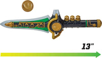 Power Rangers Mighty Morphin 13 Inch Prop Replica Re-Ignition - Dragon Dagger with Dragonzord Power Coin