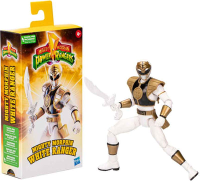 Power Rangers Mighty Morphin 6 Inch Action Figure VHS Exclusive - White Ranger