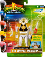 Power Rangers Re-Ignition 6 Inch Action Figure Auto Morphin - White Ranger