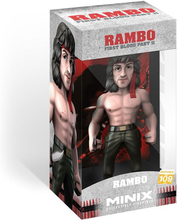 Rambo 3.75 Inch Static Figure Minix - Rambo with Bandana #109