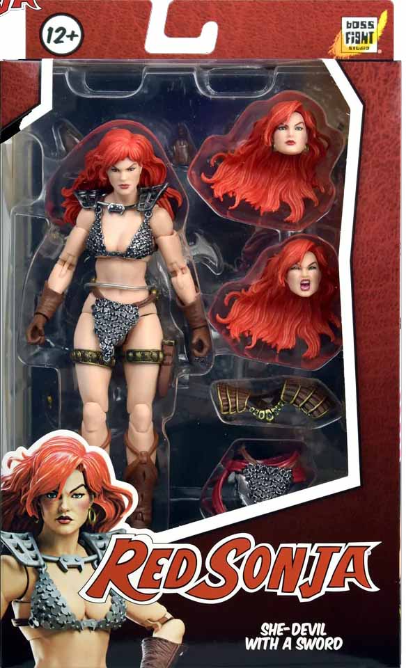 BOSS FIGHT STUDIO RED SONJA(レッドソーニャ) Amazon.co.jp: [AC]BFS BOSS FIGHT STUDIO 1/12 Red Sonja 可動